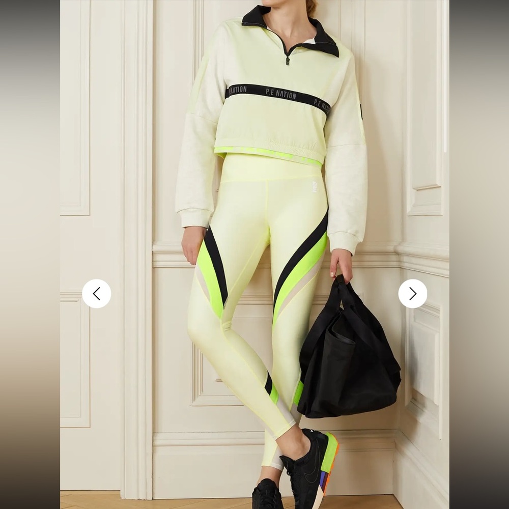 P.E nation Clubhouse legging. Size S in Mint Frost.